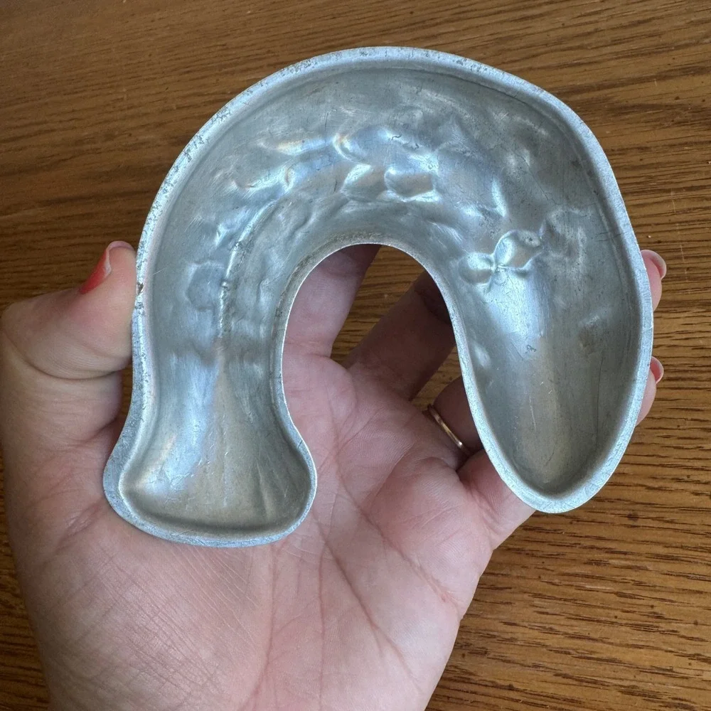Vintage Small Fish Aluminum Jelly Aspic Mold Silver Tone Retro‎ Kitchen Decor
